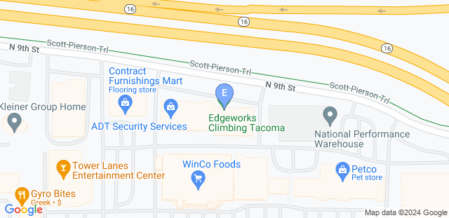 Map to EDGEWORKS-Tacoma-Up ENDing Parkinsons